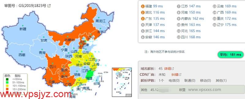 HostDare日本大阪VPS国内ping