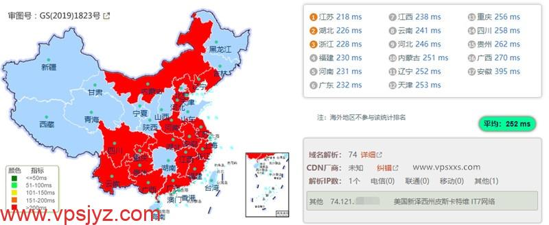 搬瓦工美国纽约VPS国内ping