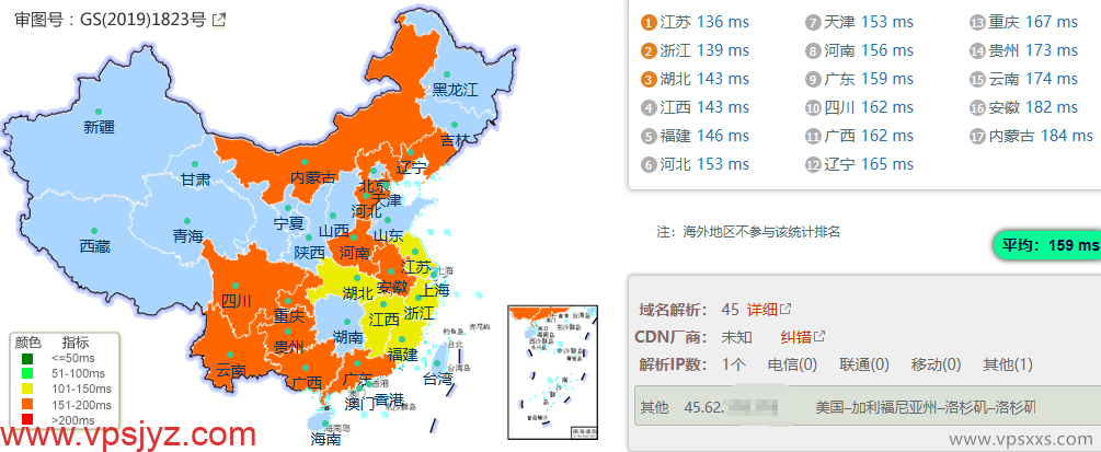 搬瓦工dc99机房VPS国内ping